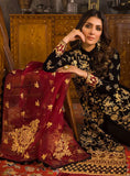 Asim Jofa - Embroidered Velvet 3piece suit - KP3358