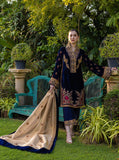 Baroque - Embroidered Velvet 3piece suit - KP3357