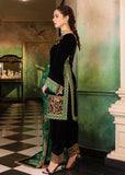 Muzlin-Velvet Embroidered Winter 3 Piece Suit - kp551