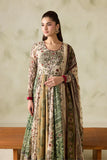 Baroque - Winter 3PC Karandi Digital Print Frock Dress - KP1289