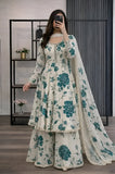 Kashaf - 3 piece Lawn frock style Printed suit -KP1225