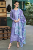 Mushq -3PC Chickan Kari Embroidered Lawn Suit - Kp978