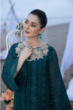 AZURE - 3PC Lawn Embroidered Shirt with Chiffon Embroidered Dupatta and Trouser -KP1238