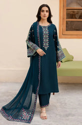 KP111 - Sapphire 3PC Lawn Embroidered Suit