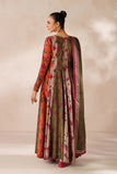 Baroque - Winter 3PC Frock Style Karandi Digital Print Dress - KP3395
