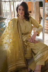 KP243-SOBIA NAZIR EMBROIDERED 3PC LAWN DRESS WITH Embroidered Organza Dopata