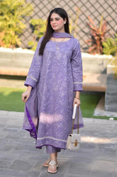 KP1020 - Breeze 3PC Lawn Embroidered Suit