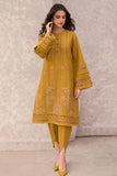 KP618-WINTER 3PC Dhannak Embroidered suit with Printed Shawll