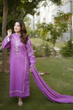 Aneelas - Summer 3PC Lawn Embroidered Suit - KP1244