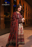 Asim Jofa - Winter 3PC Karandi Digital Print Dress - KP3397