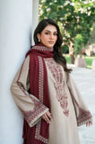 Baroque - Winter 3PC Dhanak Embroidered Suit - kp3324