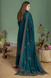 Mohagni - Winter 3PC Dhanak Embroidered Suit - kp3316