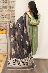 Urge - Winter 3PC Dhanak Embroidered Suit - kp3350