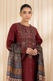 Sapphire - Winter 3PC Dhanak Embroidered Suit - kp3363