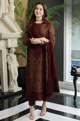 Asim Jofa -SUMMER 3PC LAWN EMBROIDERED - KP976