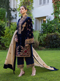 Baroque - Embroidered Velvet 3piece suit - KP3357