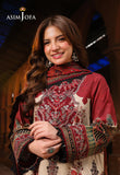 Asim Jofa - Winter 3PC Karandi Digital Print Dress - KP3397