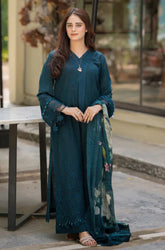 KP1070 - Bareeze 3PC Lawn Embroidered Suit