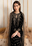 Baroque Embroidered Velvet 3piece suit - KP2020