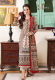 Asim Jofa - Winter 3PC Karandi Digital Print Dress - KP33114