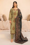 Mohagni - Winter 3PC Dhanak Embroidered Suit - kp3360