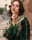 Charizma - Winter 3PC Dhanak Embroidered Suit - kp1280