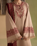Ziva - Winter 3PC Dhanak Embroidered Suit - KP1300