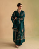 Ziva - Winter 3PC Dhanak Embroidered Suit - KP1301