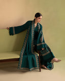Ziva - Winter 3PC Dhanak Embroidered Suit - KP1301