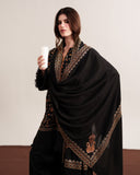 Ziva - Winter 3PC Dhanak Embroidered Suit - KP1305