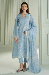 Cross Stitch - 3PC Lawn Embroidered Suit - kp1082