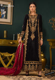 Asim jofa Embroidered Velvet 3piece suit - KP2013