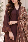 Sapphire - Winter 3PC Dhanak Embroidered Suit - kp1318