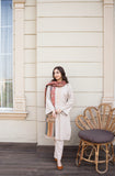 Asling - Winter 3PC Dhanak Embroidered Suit - KP3355