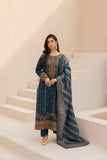 Mohagni - Winter 3PC Dhanak Embroidered Suit - kp3341