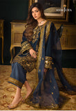 Asim Jofa - Embroidered Velvet 3piece suit -2028