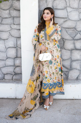 Aneelas - Summer 3PC Lawn Digital Print Dress - KP1230
