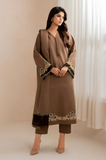 Baroque - Winter 3PC Dhanak Embroidered Suit - kp1262