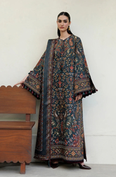 Jazmin - Winter 3PC Karandi Digital Print Dress - KP1291