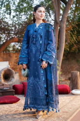 Jade - Summer 3PC Lawn ChickenKari Embroidered Suit - KP1117