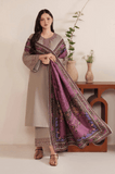 Jazmin - Winter 3PC Dhanak Embroidered Suit - kp3309