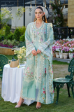 Summer 3PC Lawn Chikenkari Embroidered Shirt - KP1137