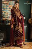 Asim jofa Embroidered Velvet 3piece suit - KP2012
