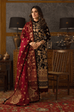 Asim Jofa - Embroidered Velvet 3piece suit - KP3358