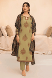 Mohagni - Winter 3PC Dhanak Embroidered Suit - kp3360