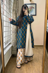Khaadi - Summer 3PC Lawn Digital Print Dress - KP1152