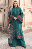 Maria.b - Winter 3PC Dhanak Embroidered Suit - kp3370