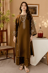 Batik - Winter 2PC Dhanak Embroidered Suit - KP3373