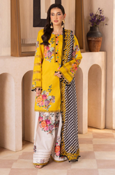 Charizma - Summer 3PC Lawn Digital Print Dress - KP1161