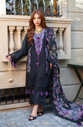 SUMMER 3PC Lawn ChickenKari Embroidered Suit-KP1164